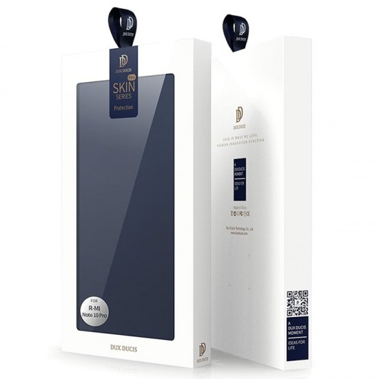 Husa Carte pentru Xiaomi Redmi Note 10 Pro - Dux Ducis Navy