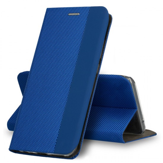 Husa Carte Vennus Sensitive Case pentru Samsung Galaxy A12 - Albastru