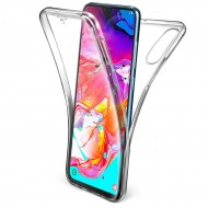 Husa Full transparenta Double Case pentru Samsung A30