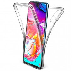 Husa Full transparenta Double Case pentru Samsung A40 Husa Full transparenta Double Case pentru Samsung A40