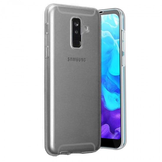 Husa Full transparenta Double Case pentru Samsung A6+ 2018