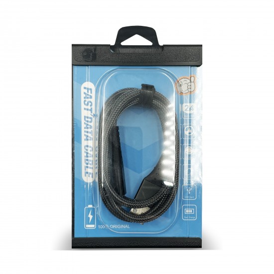 Cablu de incarcator Fast Charge USB-C - Negru