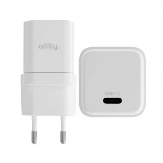 Incarcator Allity Type C 20W - Alb