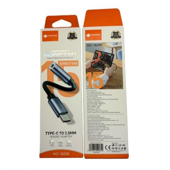 Adaptor Audio Deepbass AC-325 - jack 3.5mm