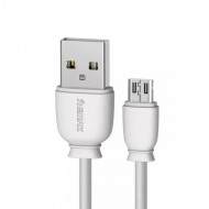 Cablu date / incarcare rapida microUSB Remax RC-134 1m alb Cablu date / incarcare rapida microUSB Remax RC-134 1m alb
