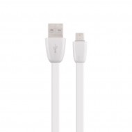 Cablu date microUSB 1m alb Cablu date microUSB 1m alb