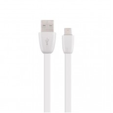 Cablu date microUSB 1m alb Cablu date microUSB 1m alb