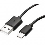 Cablu de date Type-C 1m Negru Cablu de date Type-C 1m Negru