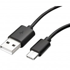 Cablu de date Type-C 1m Negru Cablu de date Type-C 1m Negru