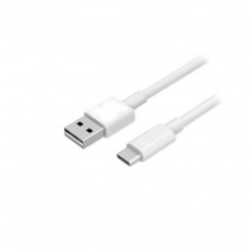 Cablu de date Type-C 1m alb Cablu de date Type-C 1m alb