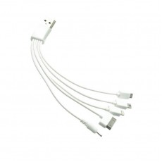 Cablu date / incarcare universal mixt cu 5 mufe Cablu date / incarcare universal mixt cu 5 mufe