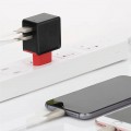 Incarcator priza Fast Charge DM-20 2.4A 2 x USB cablu Lightning - Negru