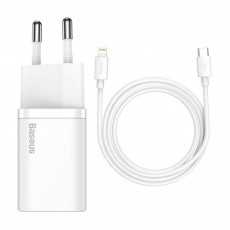 Incarcator priza Baseus Super Si Quick Charger 20W + Cablu Type C - Lightning Incarcator priza Baseus Super Si Quick Charger 20W + Cablu Type C - Lightning