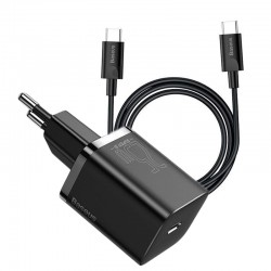 Incarcator priza Baseus Super Si Quick Charger 25W + Cablu Type C - Type C