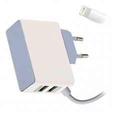 Incarcator retea KW200 NEW 2 x USB cablu Lightning pentru iPhone Incarcator retea KW200 NEW 2 x USB cablu Lightning pentru iPhone