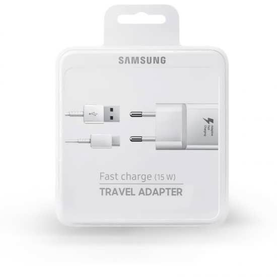Incarcator retea original pentru Samsung- Fast Charge 1 x USB cablu microUSB