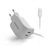 Incarcator priza 2.4A REMAX WJ-007 cu cablu microUSB Incarcator priza 2.4A REMAX WJ-007 cu cablu microUSB