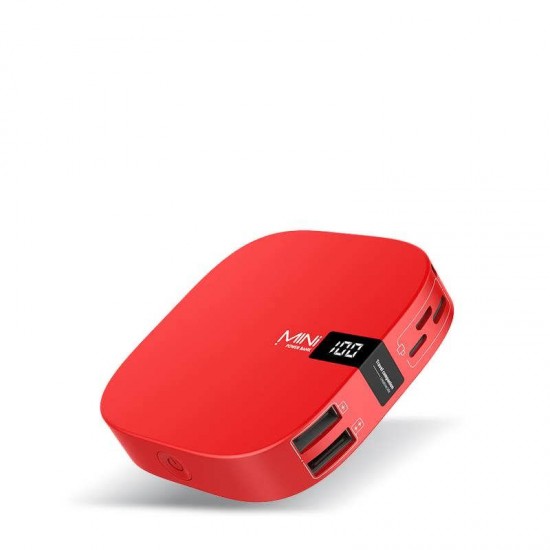 Baterie externa Fast Charge MINI Power 10000mAh 2 x USB rosie Baterie externa Fast Charge MINI Power 10000mAh 2 x USB rosie