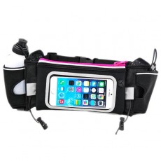 Centura sport RUN01 cu touchscreen pentru telefon + 2 recipiente apa Centura sport RUN01 cu touchscreen pentru telefon + 2 recipiente apa