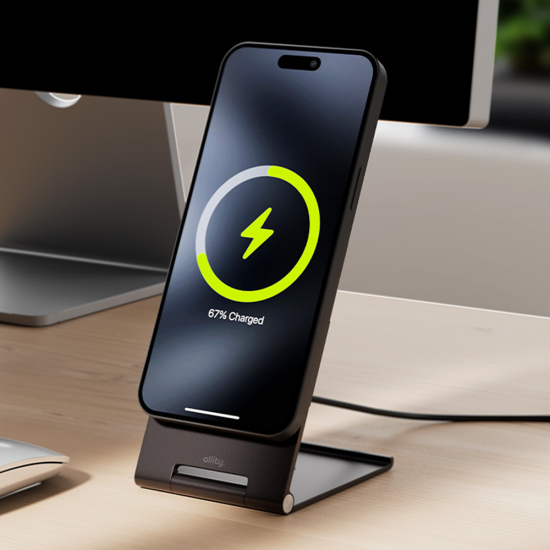 Suport magnetic pentru telefon, cu incarcare wireless - Allity