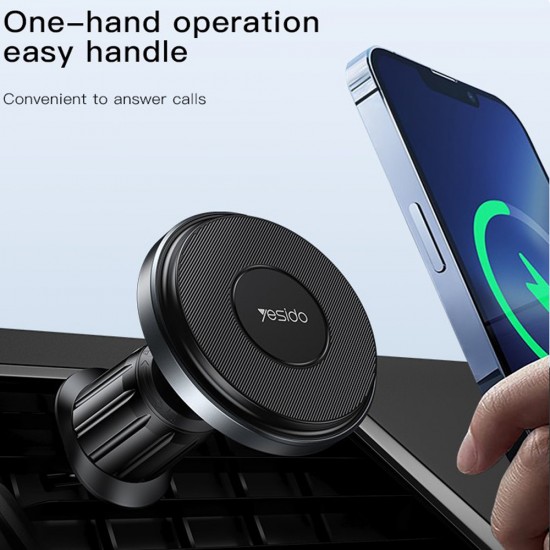 Suport auto universal pentru telefon cu incarcare Wireless - Yesido C190 Plus