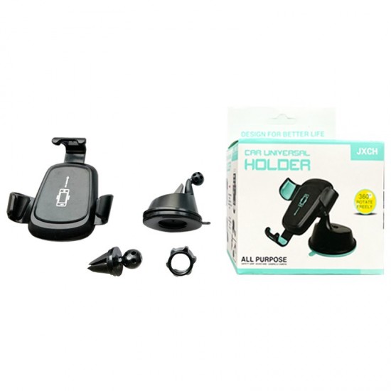 Suport telefon universal auto parbriz / bord / aerisire rotativ - 8805