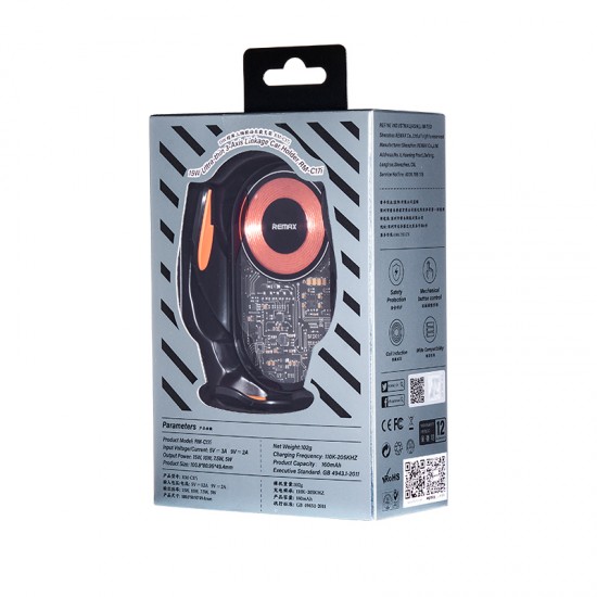 Suport auto universal pentru telefon cu incarcare Wireless - Remax RM C17i Plus