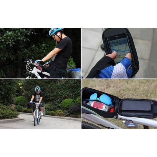 Geanta bicicleta cu suport pentru telefon si touchscreen - BK1
