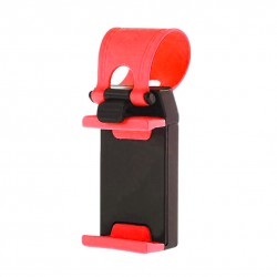 Suport telefon auto pentru volan CE01 rosu