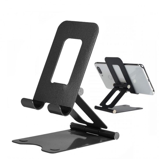 Suport Metalic Fold de birou pentru telefon - Negru