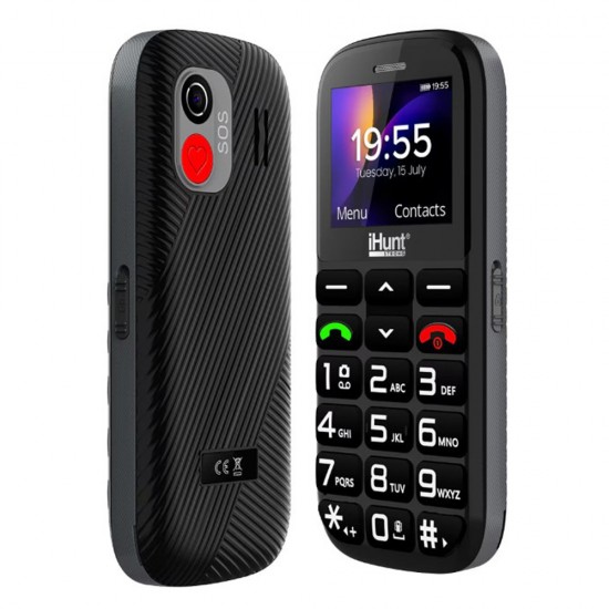 iHunt Senior Comfort Dual Sim - Negru