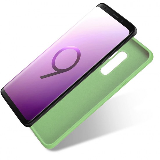 Husa Spate Silicon Line pentru Samsung S9+ - Verde