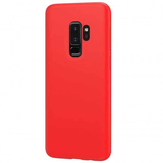 Husa Spate Silicon Line pentru Samsung S9+ - Rosu