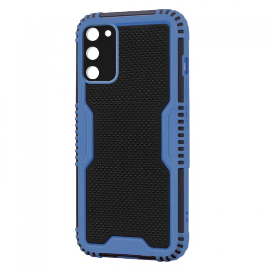 Husa spate pentru Samsung Galaxy A03s - Zip Case Albastru