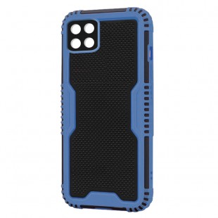 Husa spate pentru Samsung Galaxy A22 5G - Zip Case Albastru
