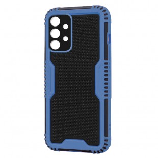 Husa spate pentru Samsung Galaxy A52 - Zip Case Albastru