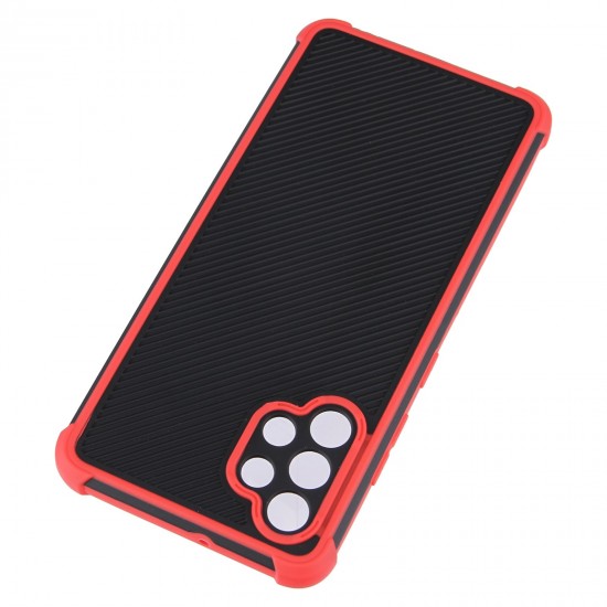 Husa spate pentru Samsung Galaxy A13 5G- Zip Case Rosu