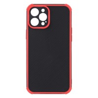 Husa spate pentru iPhone 13 Pro Max - Zip Case Rosu