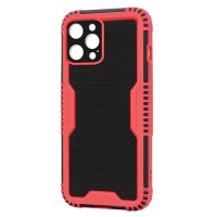 Husa spate pentru iPhone 12 Pro - Zip Case Rosu